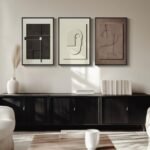 3-Piece 3D Textured Abstract Wall Art Set - Modern Geometric Sandstone Design for Home & Office Decor (16x24 in) - Image 3