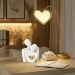 Mini Couple Statue for TV Stand - Abstract Love Sculpture for Living Room, Bedroom, and Office Decor - Image 5