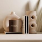 Benevolence LA Bergamot & Jasmine Soy Candles | 8oz Black Holiday Candle for Home & Gifts | 45 Hour Burn - Image 2