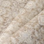 WondRg 8x10 Beige Washable Area Rug: Floral, Non-Slip, Low Pile, Stain-Resistant for Living Room, Bedroom & Office. - Image 7