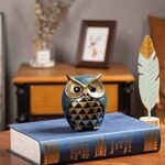 Leekung Owl Statue - Stylish Owl Figurines for Home, Office, and Gift Ideas for Bird Lovers - Image 5