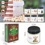 Christmas Scented Candles Set: 6 Soy Jars, 21 oz Each – Ideal Gifts for Women, Coworkers, and Friends! - Image 3