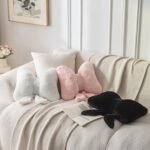 Novohive Butterfly Bow Pillow - Cute Decorative Throw Pillow for Bed & Sofa, Pink, 10 x 8 inches, Adorable Home Decor. - Image 5