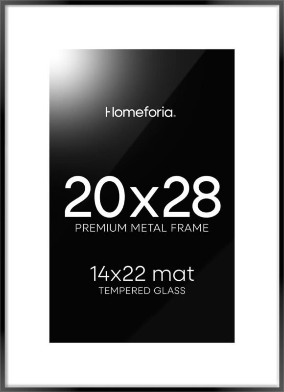 We Review the Homeforia 20×28 Black Metal Frame with Tempered Glass