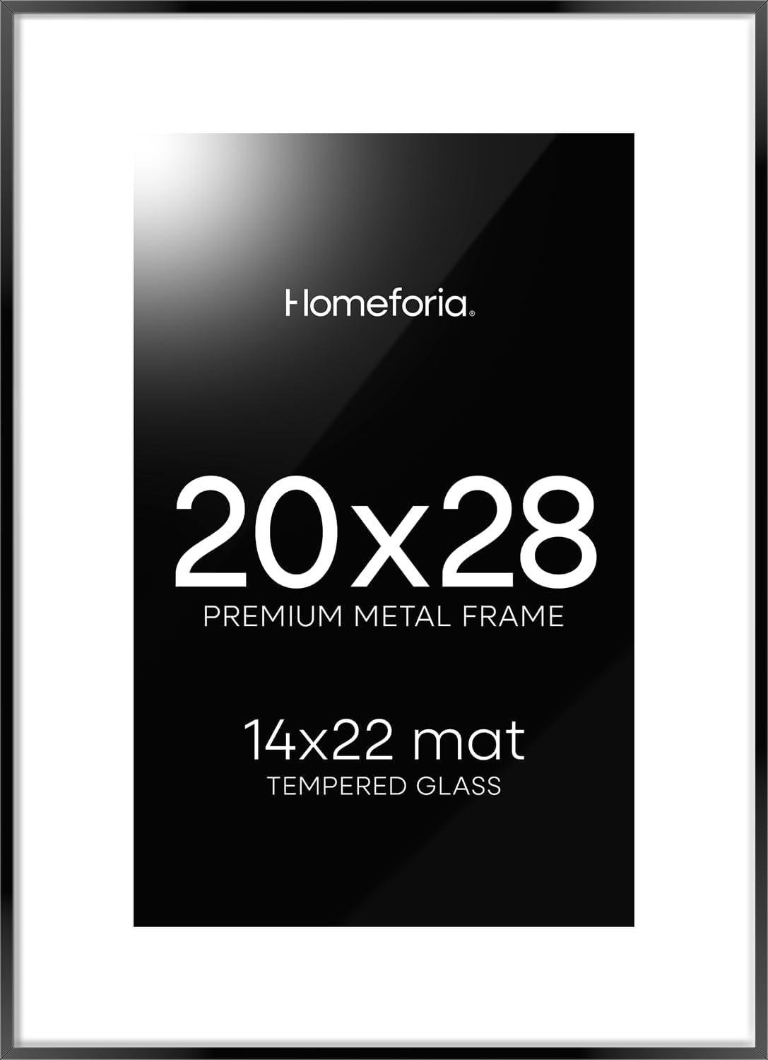 We Review the Homeforia 20×28 Black Metal Frame with Tempered Glass