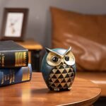 Leekung Owl Statue - Stylish Owl Figurines for Home, Office, and Gift Ideas for Bird Lovers - Image 4
