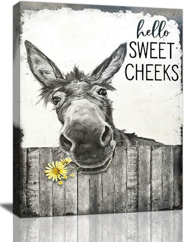 We Review: The Charmingly Rustic Citari Donkey Wall Art