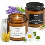 Waxcanpy Scented Candle Gift Set, Soy Candles for Women, Sleep Candles for Home Scented, 2 Pack Aromatherapy Candle for Relaxing, Sleep, Stress Relief & Home Decor
