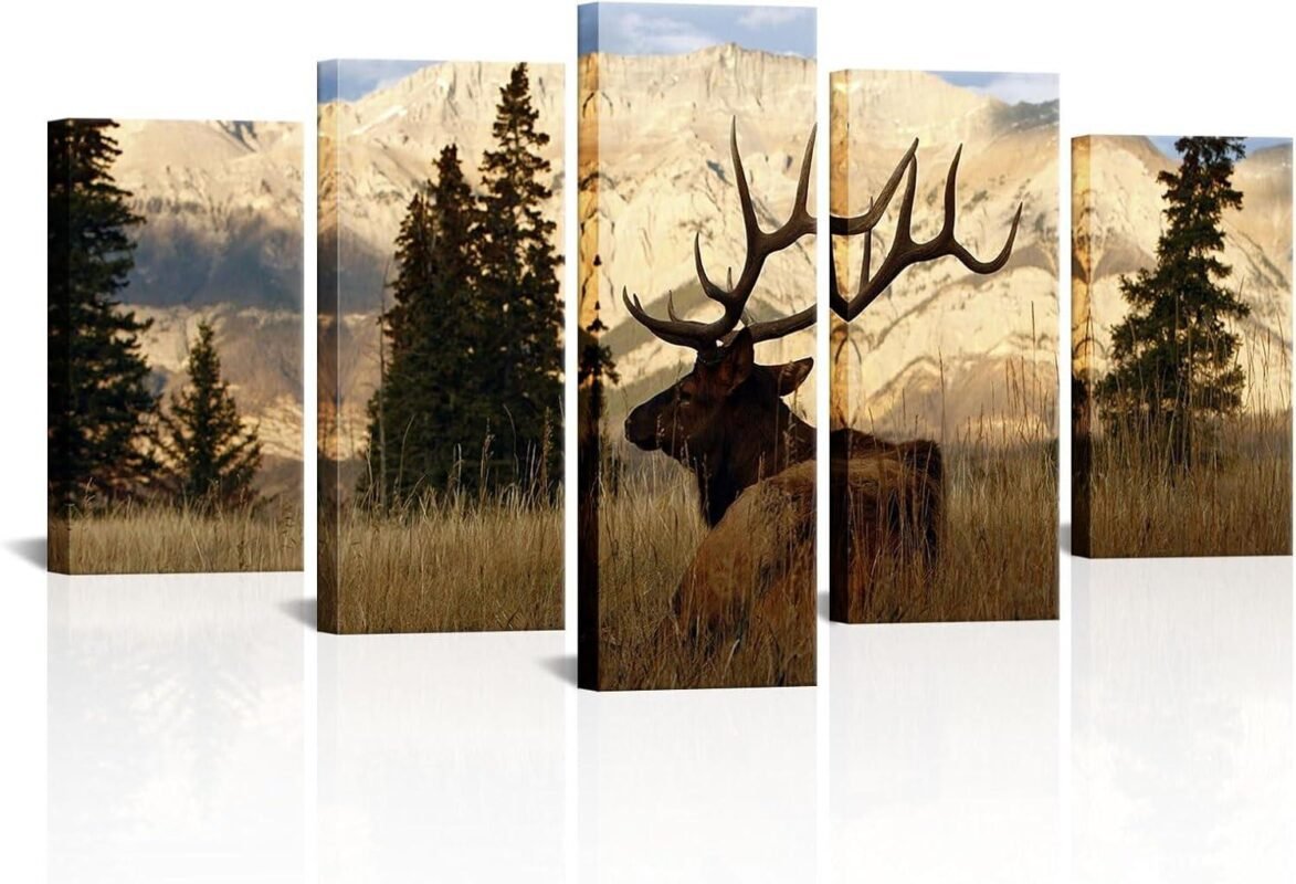 Exploring Autumn Majesty: Our Review of VVOVV’s Deer Canvas Art