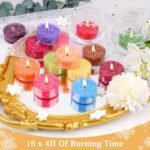 16-Pack Tealight Candles for Women | Scented Aromatherapy | Long-Lasting Soy Wax Gift Set - Image 6
