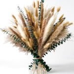 Boho Pampas Grass Decor: Dried Flower Bouquet with Bunny Tail Grass and Eucalyptus Centerpieces. - Image 7