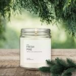 1OAK Fresh Pine Soy Wax Candles - Hand-Poured, Long-Burning 7oz Scented Candles for Home. - Image 4