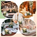 Yunlly 3-Inch Artificial Rose Candle Rings for Weddings: White Eucalyptus Centerpieces, 12 Pcs, LED Flameless Decor for Parties, Valentine's & Mother's Day. - Image 6