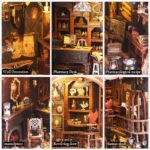 Magic Dollhouse Book Nook Kit with LED Lights – DIY Miniature House Decor for Teens & Adults - Image 4