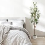 LuceAlberi 6FT Faux Olive Tree with Planter - Realistic Indoor Olive Plant for Home & Office Decor - Image 4