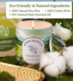 CHAMBERY Spring Blossom Candle | Floral Aroma | Perfect for Mother's Day | Soy Wax, 55-Hour Burn - Image 3