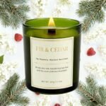2-Pack Wood Wick Scented Candle Gift Set - Balsam Fir & Cedarwood, 22.6 oz Natural Soy Wax, Perfect for Home Décor & Holiday Gifts. - Image 2