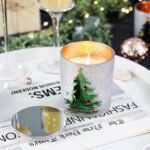 Pine Fir Scented Candle 11OZ - Christmas Tree Design, Perfect for Holiday Decor & Gifts! - Image 4