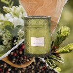 LA JOLIE MUSE Starlit Golden Fir Candle – 19 oz Soy Wax, 90 Hours Burn, Perfect Holiday Gift! - Image 2