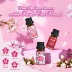 SALKING Floral Essential Oils Set - 6 x 10 ML Pure Natural Scents for Diffusers: Lavender, Rose, Jasmine, and more. - Image 5
