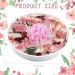 MTLEE Floral 3-Wick Soy Wax Candle - Freesia Scented Jar for Spring Decor & Meditation Gifts. - Image 2