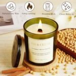 2-Pack Wood Wick Scented Candle Gift Set - Balsam Fir & Cedarwood, 22.6 oz Natural Soy Wax, Perfect for Home Décor & Holiday Gifts. - Image 3