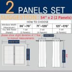 Amidoudou 1 Pair Luxury Double Layer Flower Embroidered Curtains with Valance (Grey, 54x84 In) for Living Room & Bedroom - Image 2