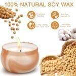 8-Pack Floral & Fruity Candle Gift Set for Women — Paris-Inspired Aromatherapy Candles, Perfect Christmas Home Décor! - Image 5