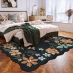 Lahome Floral Area Rug 5x7 ft: Soft, Washable, Non-Slip, Stain-Resistant Boho Design For Living Room & Office! - Image 3