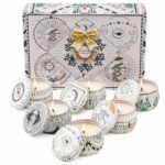 Celestial Scented Candle Gift Set: 6 Large 5.5 oz Zodiac Design Jars for Aromatherapy, Perfect Holiday Gift for Women - Image 9