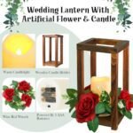 Hushee 30-Piece Rustic Wedding Lantern Centerpiece Set with Candles & Rings for Farmhouse Decor. Perfect for Valentine’s and Parties! - Image 5