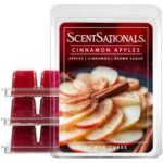 Scentsationals Fall Wax Melts, Wax Cubes Strong Scent - Cinnamon Apples - Long Lasting Scented Melts for Warmer, 10oz (24-Cubes)