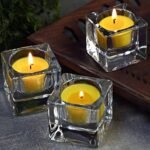 DEYBBY Lemon Scented Aromatherapy Soy Wax Tea Candles - 12 Pack, 4 Hour Burn, Smokeless, Ideal for Home & Events. - Image 6