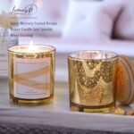 LAMORGIFT 15-Pack Gold Glass Candle Jars (8oz) with Lids & 20 Labels - Ideal for Candle Making - Image 6