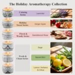 Celestial Scented Candle Gift Set: 6 Large 5.5 oz Zodiac Design Jars for Aromatherapy, Perfect Holiday Gift for Women - Image 2