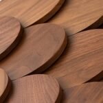Natural Acacia Wooden Drink Coasters with Magnetic Holder – Set of 5 for Modern Home Decor. - Image 8