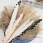 Boho Pampas Grass Decor: Dried Flower Bouquet with Bunny Tail Grass and Eucalyptus Centerpieces. - Image 6