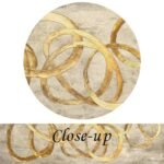 KREATIVE ARTS Large Brown and Gold Abstract Canvas Art - Nordic Modern Wall Decor, 20x48'' Giclee Prints for Living Room, Bedroom, Office. - Image 5