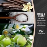 WoodWick Vanilla & Sea Salt Candle Gift for Men & Women, 9.7 oz Medium Hourglass with Crackling Wick - Image 5