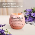 Funny Birthday Gifts for Women: 10oz Lavender Soy Candle for Best Friends, Coworkers, & Classmates - Image 5