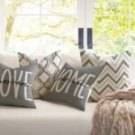 Set of 4 YCOLL Farmhouse Throw Pillow Covers 18x18 – Rustic Linen Cushions for Couch and Bedroom Decor. - Image 2