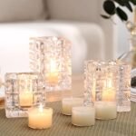 Tuyai 100 Pack Unscented Clear Tea Light Candles - Perfect for Dinner, Weddings, Spa, and Home Decor! - Image 4
