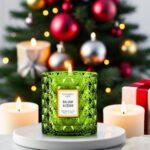 Chloefu LAN Balsam & Cedar Scented Candle – Luxury 8.1oz Christmas Gift, Lasts 55 Hours, Highly Scented! - Image 4