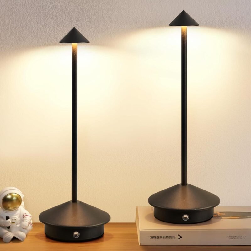 Our Review: Modern Cordless LED Table Lamp Set for Every Space