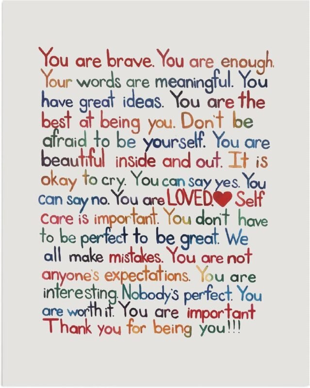 How We Adorned Our Spaces with Encouraging Words