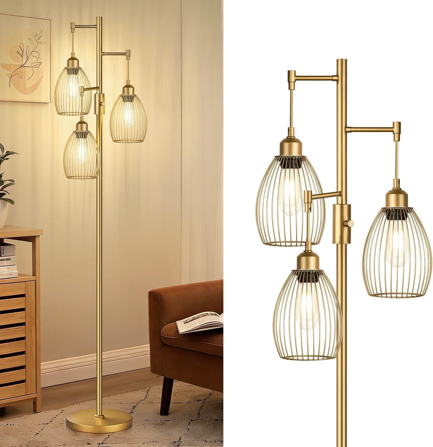 Our Review: Stylish, Dimmable Industrial Floor Lamp for Any Room