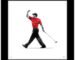 Tiger Woods Fist Pump Art: Our Golf Den Makeover