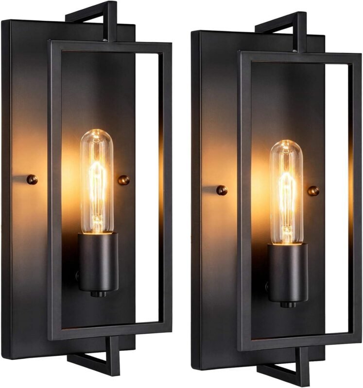Our Review: Vintage Industrial Wall Sconces Set for Stylish Lighting