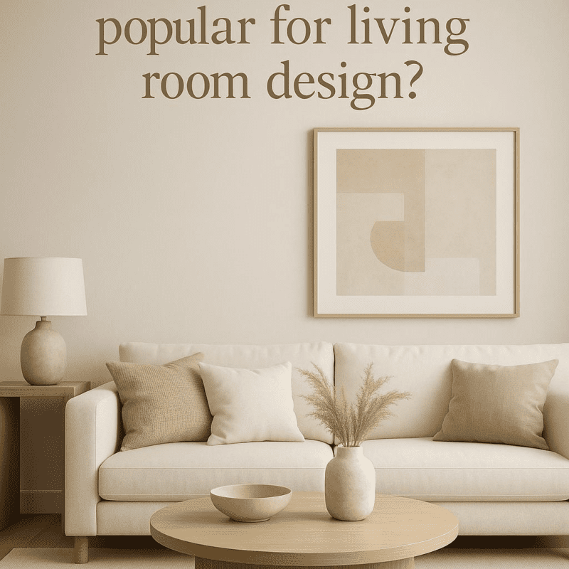 Are neutral color palettes popular for living room design?