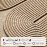 Three-Piece 3D Textured Boho Abstract Wall Art for Living Room, Black, White & Brown Decor, 24x36 In - Image 2